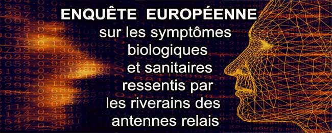 Enquete Europeenne riverains antennes relais